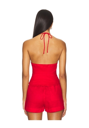 LSPACE April Top in Red. Size M. Also in L.