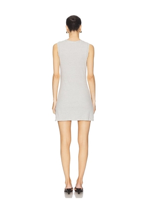 Lovers and Friends Stevie Mini Dress in Light Grey. Size M. Also in XXS, XS, S, XL.
