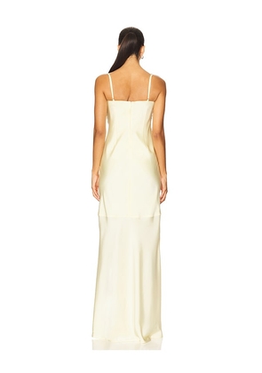 Lovers and Friends Janae Gown in Lemon. Size M. Also in XXS, XS, S, L, XL.