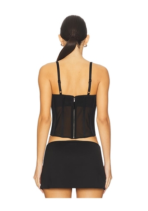 NBD Maria Corset Top in Black. Size M. Also in XXS, XS, S, L.