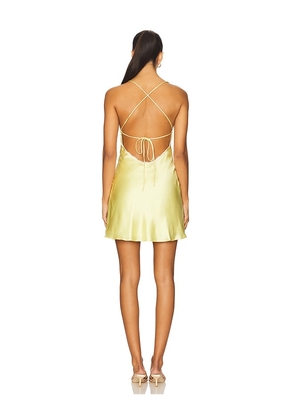 MORE TO COME Nadya Mini Dress in Yellow. Size M. Also in L, XL.