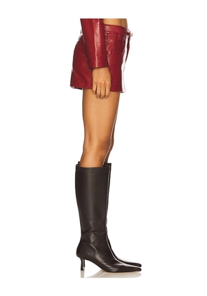 LAMARQUE Amara Skirt in Wine. Size M. Also in XS, S, L.