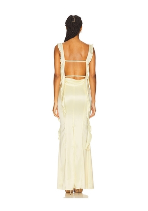 Nana Jacqueline Caroline Dress in Yellow. Size S. Also in XS, L.