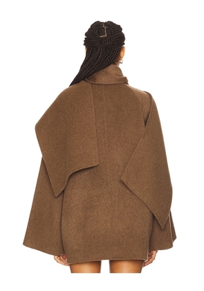 LAMARQUE Anca Coat in Brown. Size M. Also in S, XS, L.