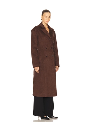 LAMARQUE Devikana Trench Coat in Chocolate. Size M. Also in S, XS, L, XL.