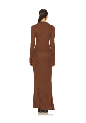LAMARQUE Apolleni Dress in Brown. Size M. Also in S, XS, L, XXS, XL.