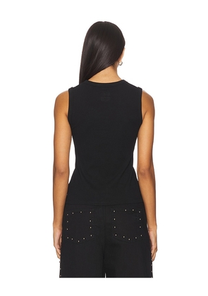 Never Fully Dressed Studded Button Tank in Black. Size M. Also in S.
