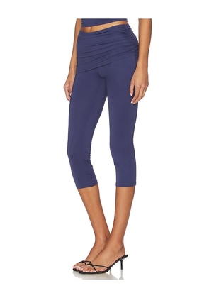 Nakedvice The Berlin Capri Pant in Navy. Size M. Also in XS, S, XL.