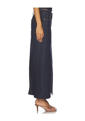 LIONESS Super Sweet Maxi Skirt in Blue. Size M. Also in XS, S, L.