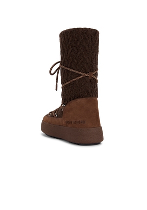 MOON BOOT X Guest in Residence L Track Boot in Brown. Size 37. Also in 36, 38, 39, 40.