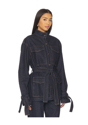LIONESS Sweetness Overshirt in Blue. Size M. Also in XXS, XS, S, L, XL, XXL.