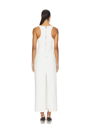 LIONESS Sixteen Candles Maxi Dress in White. Size L. Also in XXS, XS, S, M.