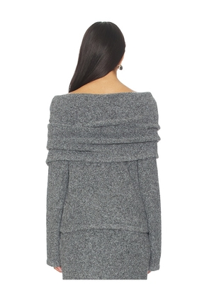 Line & Dot Sonora Sweater in Charcoal. Size M. Also in S, XS, L.