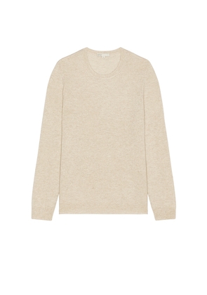 onia Featherweight Cashmere Sweater in Beige. Size M. Also in S, L, XL/1X.