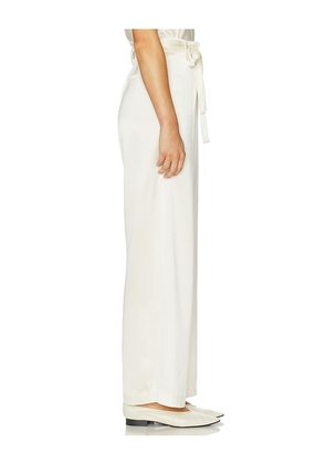 LESET Barb Tailored Pant in Cream. Size S. Also in M.