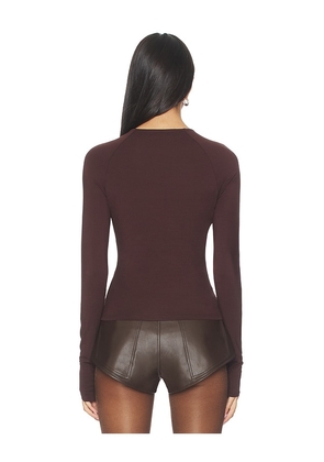 Lovers and Friends Adeline Top in Brown. Size XS. Also in XXS, S, L, XL.