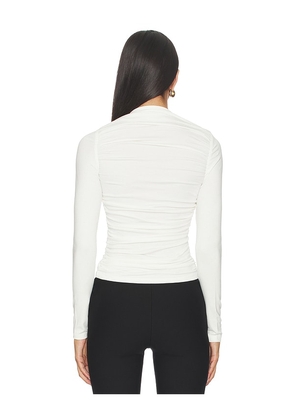 MADISON THE LABEL Lorena Top in White. Size M. Also in XS, S, L, XL/1X.