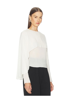 L'Academie Tesh Top in Ivory. Size M. Also in XXS, XS, S, XL.