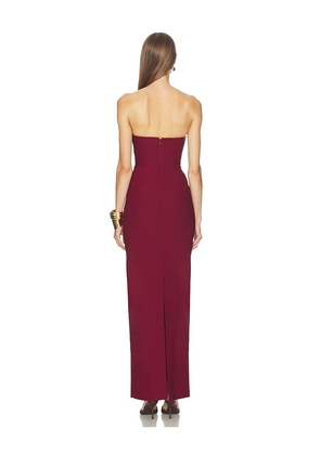 Michael Costello x REVOLVE Louisa Gown in Burgundy. Size M. Also in XXS, XS, S, L, XL.