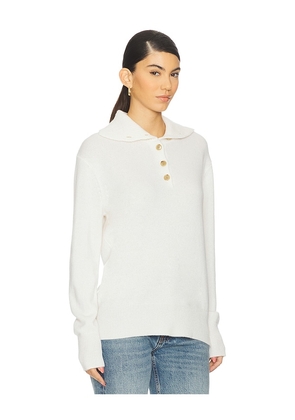 Lisa Yang Maisie Sweater in Cream. Size 1. Also in 0.
