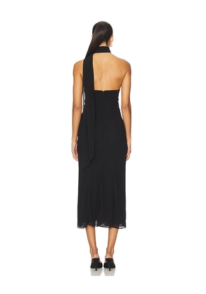 Lovers and Friends Willow Midi Dress in Black. Size M. Also in L, S, XL, XS, XXS.