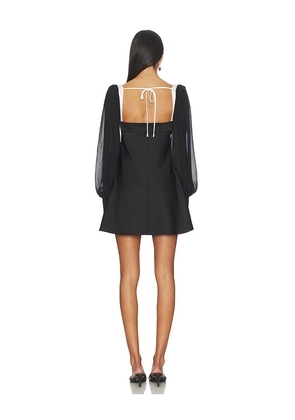 MAJORELLE Baylee Mini Dress in Black. Size S. Also in XXS, XS.