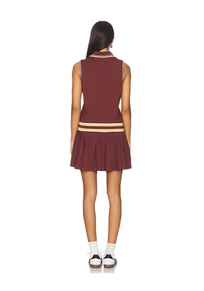 Malbon Bella Dress in Burgundy. Size M. Also in XS, S, L.