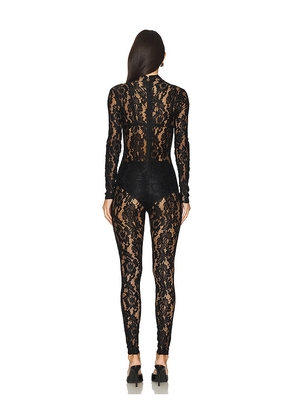 Nookie Lennox Catsuit in Black. Size M. Also in XS, S, L.