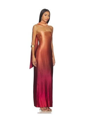 NBD The Coralena Maxi Dress in Burnt Orange. Size M. Also in XXS, XS, L.