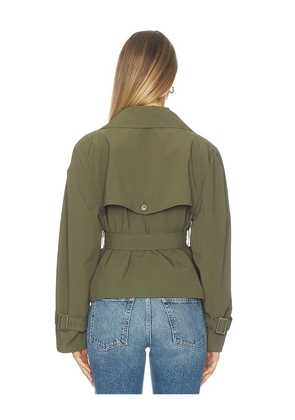 LAMARQUE x REVOLVE Quinn Trenchcoat in Olive. Size M. Also in XS, S, L.