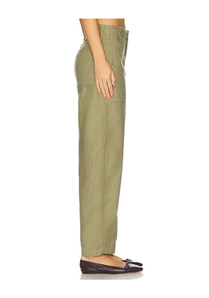 MOTHER The Fangirl Fatigue Flood in Green. Size 23. Also in 24, 27.