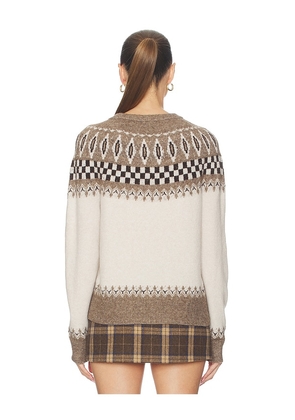 LNA Tali Fair Isle Sweater. Size S. Also in XS, M.