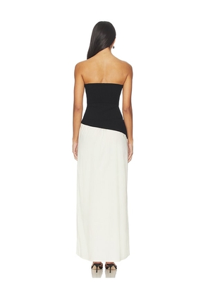 LNA Roen Dress in Black,White. Size M. Also in XS.