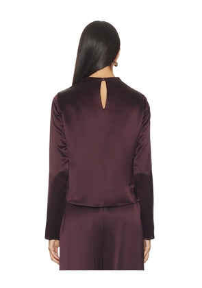 Line & Dot x REVOLVE Petrea Long Sleeve Top in Purple. Size M. Also in S, XS.