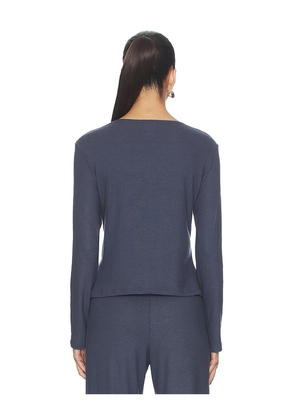 LESET Lauren Classic Cardigan in Navy. Size S. Also in XS.