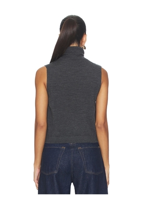 LESET James Sleeveless Turtleneck in Grey. Size M. Also in L.