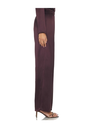 Line & Dot Petrea Pant in Burgundy. Size M. Also in S, XS, L.