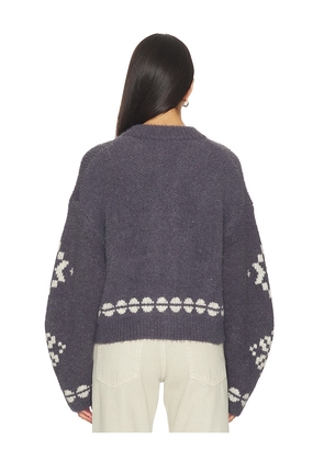 LSPACE Cosmos Sweater in Blue. Size L. Also in S, XS, M, XL.