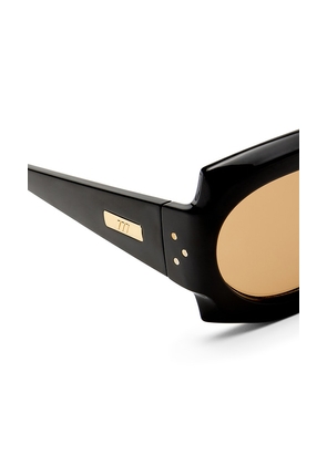Le Specs Loveliness Sunglasses in Black.