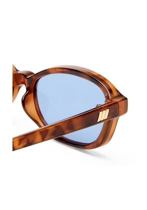 Le Specs Honey Pot Sunglasses in Brown.