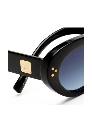 Le Specs Tootsie Sunglasses in Black.