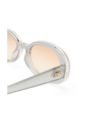 Le Specs Outta Love Sunglasses in Metallic Silver.