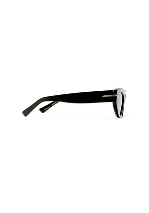 Luv Lou The Sofia Sunglasses in Black.