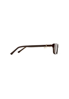 Luv Lou The Phoebe Sunglasses in Brown.