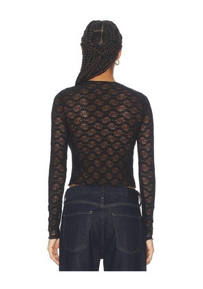 Only Hearts Stretch Lace Lace Classic Cardi in Black. Size M. Also in S.