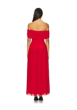 Lovers and Friends Blake Maxi Dress in Red. Size M. Also in S, XS.