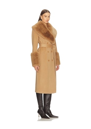 LOBA Charlotte Coat in Brown. Size L. Also in XS, XL.