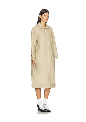 My Mum Made It Tailored Gather Trench Coat in Neutral. Size XL/XXL. Also in M/L.