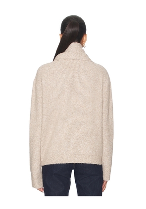 Lovers and Friends Oren Scarf Neck Cardigan in Beige. Size M. Also in L, S, XS, XXS.