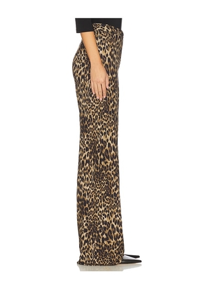 NILI LOTAN Kiana Jersey Pant in Brown. Size 10. Also in 4, 6, 8.